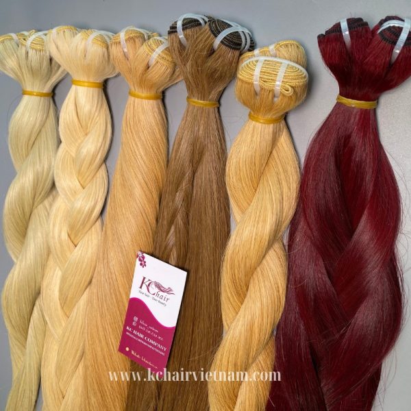 Supplier-Super-Double-Drawn-Colored-Weft-Hair-Cuticle-Aligned